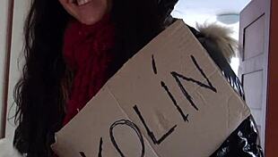 Euro girl next door gets nude for cash