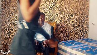 She arrived for a job but received a fat dick instead