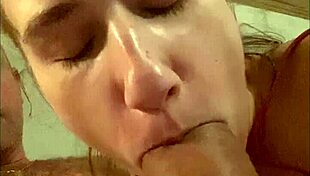 Anastasia Mistress TRAINING Her BLOWJOB Skills On HUGE COCK!