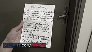 Tiny French girl Megane Lopez rides a big black cock