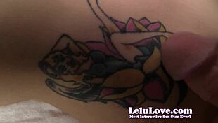 Pov Touching And Rubbing Her Tattoo Then Cumming All Over It - Lelu Love