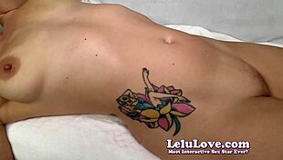 Pov Touching And Rubbing Her Tattoo Then Cumming All Over It - Lelu Love