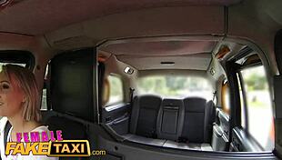femalefaketaxi horny lesbians lick dripping wet pussy in cab