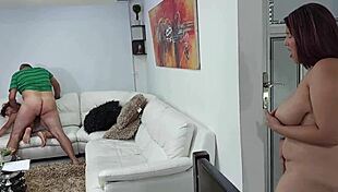 Hot stepdad drills bony 18+ girl and gets sucked