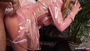 wet clothed cfnm sex with big boobs milf paige ashley in rain jacket?