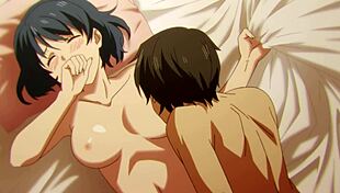 Domestic na Kanojo uncensored hentai with nude girlfriend in bath scenes. Raw anime action in every wet detail!