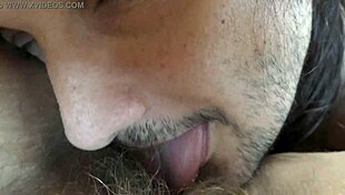 I lick her hairy mature pussy till orgasm