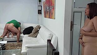 Hot stepdad drills bony 18+ girl and gets sucked