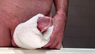 Me Masturbating to Orgasm in Slow Motion with Moans and Cumshot