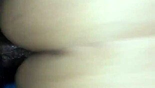 Latina takes on big black cock, monster size stretching her tight pussy in intense fucking session.