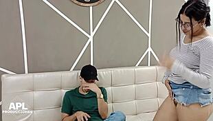 My Horny Stepmom Rewards Good Grades with Her Massive Tits for Wild Sex