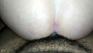 Feeling the pleasure of sitting on the eater's dick