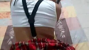 Ebony Babe Bent Over For Intense Doggystyle