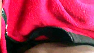 Girl performs deepthroat blowjob on guy in moving car