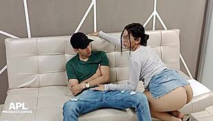 My Horny Stepmom Rewards Good Grades with Her Massive Tits for Wild Sex