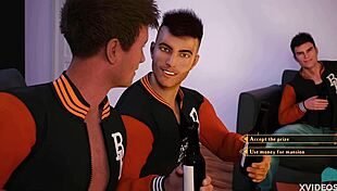 Naked Jill Fucked by Monster Cock at Party with Milf and Teen