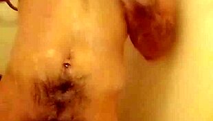 i'm pissing and masturbating in the shower, feeling so naughty.