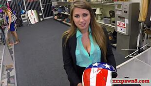 Big boobs woman, is your pussy getting banged by the nasty pawn man?