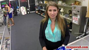 Big boobs woman, is your pussy getting banged by the nasty pawn man?