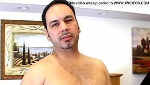 Blonde and exotic babe performers in a licking scene