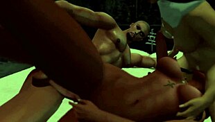 demon fucks nuns in 3d cartoon 😈