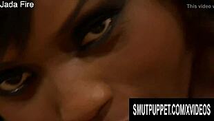 Wow! Black Chicks Slurping Hard Dicks in Smut Puppet Compilation!