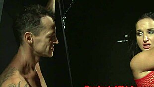 Restrained Milf Bent Over In Doggystyle, Drilled Roughly, Then Tastes Cum