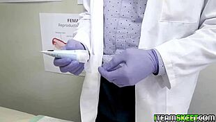 Doggy style Vienna Rose gets penetraded by her partners penis