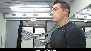 watch these stunning teen bffs in a hot orgy at the dance studio