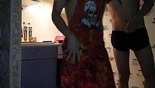 Jasper Prepares A Delicious Meal In The Kitchen With Careful Attention To Details