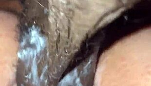 Creamy white girl handles monster cock friend