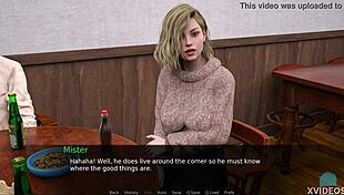 Blonde Teen Goddess Kisses in Roleplay