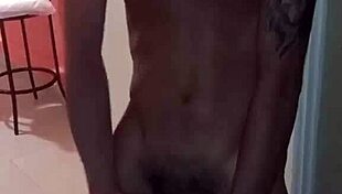 twink shows off his thick dick solo