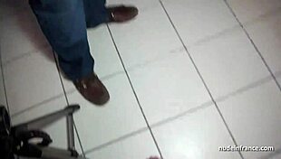 french couple does anal in gangbang, cum covered