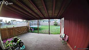 part 1: wife sucking and fucking on back porch in daylight