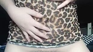 asian milf masturbating her pussy in a solo session