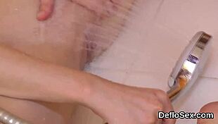 Why is the virgin kitten masturbating her wet pussy to climax?