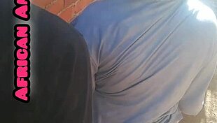 Beautiful african mature sucks monster cock in blowjob 😍