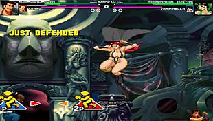 Kim Dong Hwan and Terry battle Moondragon with Vampirella