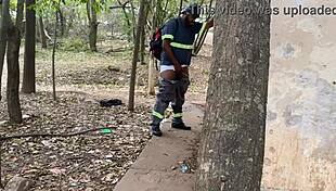 gay homemade amateurs enjoy outdoor bareback sex in a suggestive intimate setting with raw passion