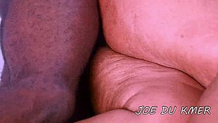 At The Pool, Ebony Couple In Doggystyle, Bent Over For Cum