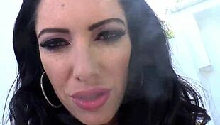 busty prodomme tittyfucking and pegged me with her strapon domination