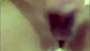 Shemale Strokes Big Cock for Massive Cumshot Solo