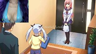 i'm consoling with stepdaughters after wife leaves in hentai papa love ep 1