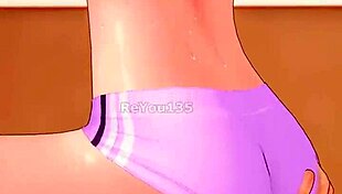 My naughty neighbor in hentai style