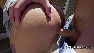 Latina Bounces On Monster Cock Outdoors