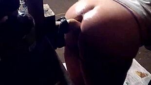 Butt Fucking Thin Dildo In Anal Assfucking With Toys