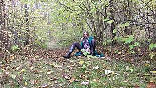 i'm bree haze masturbating in the woods, it's so kinky