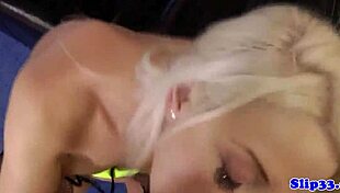 Holy crap, this teen sucks dick before getting banged by old man!