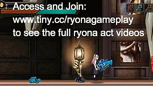 cute girl fucks multiple men in hentai game